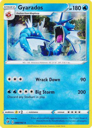 Gyarados : REBEL CLASH (Holo) - 040/192