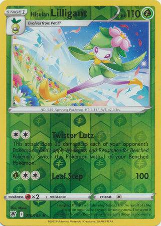 Hisuian Lilligant : ASTRAL RADIANCE (Reverse holo) - 016/189