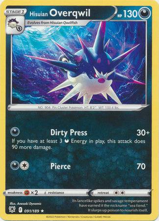 Hisuian Overqwil : ASTRAL RADIANCE - 091/189