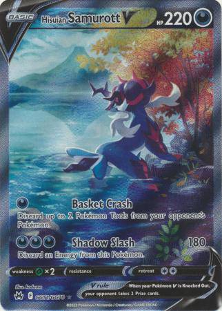 Hisuian Samurott V : CROWN ZENITH - GG51/GG70