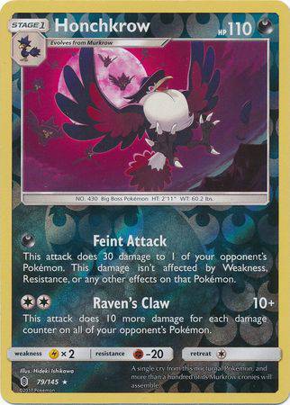 Honchkrow : GUARDIANS RISING (Reverse holo) - 79/145