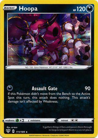 Hoopa : DARKNESS ABALAZE (Holo) - 111/189 - Lockett Labs UK