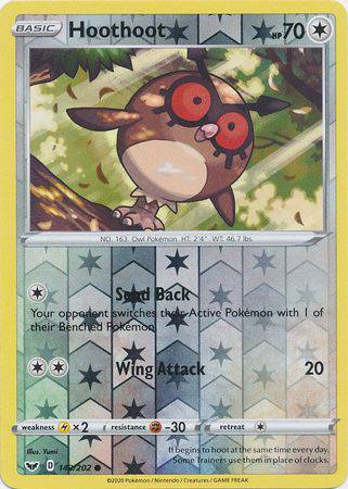 Hoothoot : SWORD & SHIELD BASE (Reverse holo) - 143/202