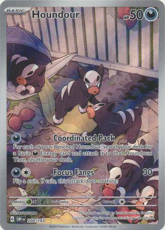 Houndour : OBSIDIAN FLAMES - 204/197