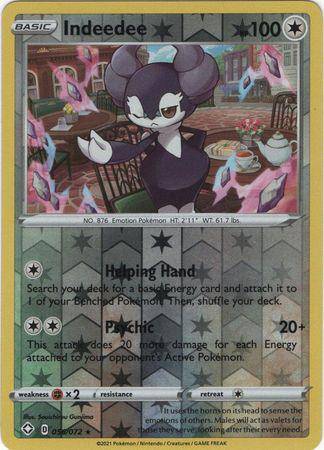 Indeedee : SHINING FATES (Reverse holo) - 056/072