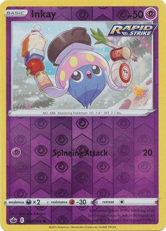 Inkay : CHILLING REIGN (Reverse holo) - 069/198