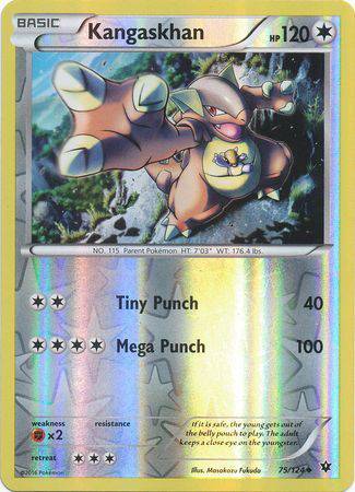 Kangaskhan : FATES COLLIDE (Reverse holo) - 75/124