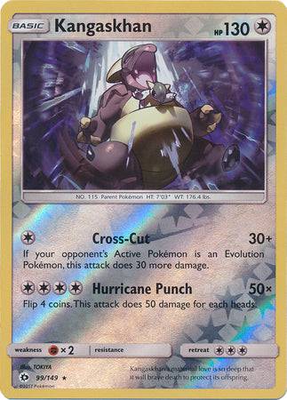 Kangaskhan : SUN & MOON BASE (Reverse holo) - 99/149