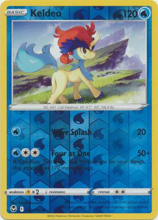 Keldeo : SILVERT TEMPEST (Reverse holo) - 046/195