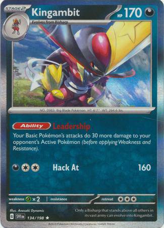 Kingambit : SCARLET & VIOLET BASE (Holo) - 134/198