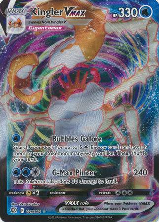 Kingler VMAX : BRILLIANT STARS - 029/172