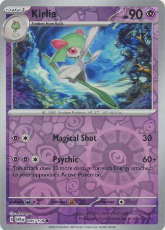 Kirlia : SCARLET & VIOLET BASE (Reverse holo) - 085/198