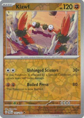 Klawf : PARADOX RIFT (Reverse holo) - 105/182