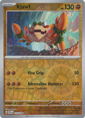 Klawf : SCARLET & VIOLET BASE (Reverse holo) - 122/198