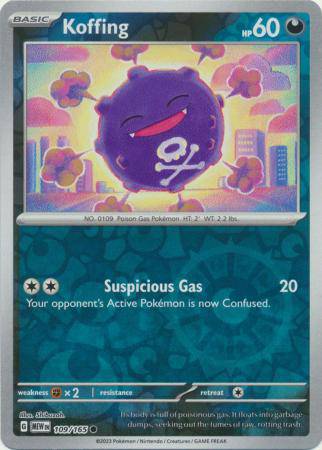 Koffing : 151 (Reverse holo) - 109/165
