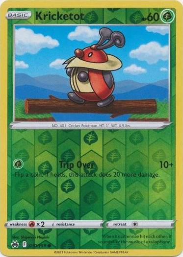 Kricketot : CROWN ZENITH (Reverse holo) - 010/159