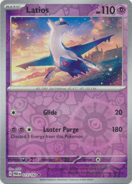 Latios : PARADOX RIFT (Reverse holo) - 073/182