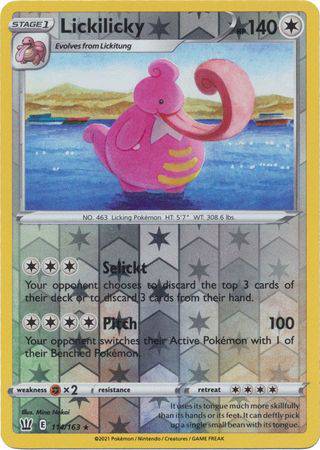 Lickilicky : BATTLE STYLES (Reverse holo) - 114/163