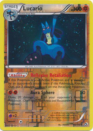 Lucario : LEGENDARY TREASURES (Reverse holo) - 80/113
