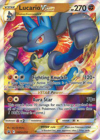 Lucario VSTAR : JUMBO PROMO - SWSH214