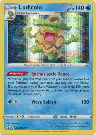 Ludicolo : EVOLVING SKIES (Holo) - 034/203