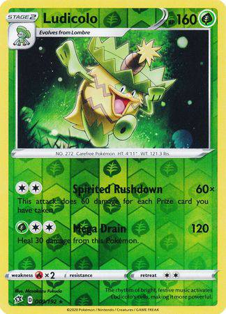 Ludicolo : REBEL CLASH (Reverse holo) - 009/192