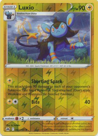 Luxio : CROWN ZENITH (Reverse holo) - 042/159