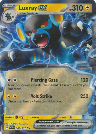 Luxray ex : TWILIGHT MASQUERADE - 068/167