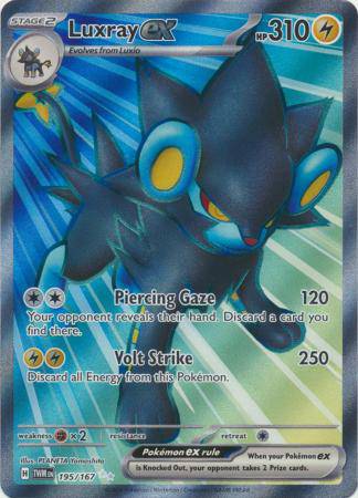 Luxray ex : TWILIGHT MASQUERADE - 195/167