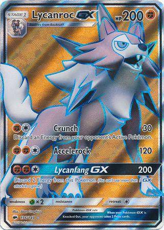 Lycanroc GX : BURNING SHADOWS - 136/147 - Lockett Labs UK