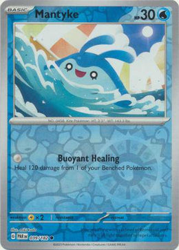 Mantyke : PARADOX RIFT (Reverse holo) - 039/182