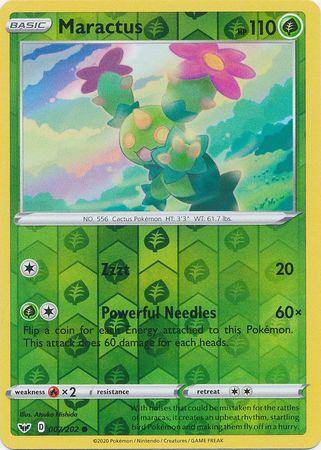 Maractus : SWORD & SHIELD BASE (Reverse holo) - 007/202