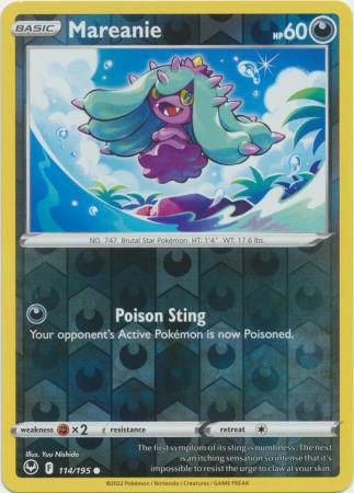 Mareanie : SILVER TEMPEST (Reverse holo) - 114/195