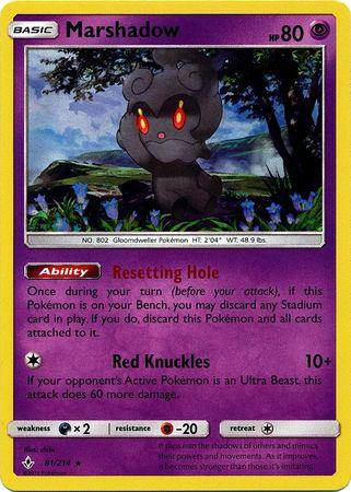 Marshadow : UNBROKEN BONDS (Holo) - 81/214 - Lockett Labs UK
