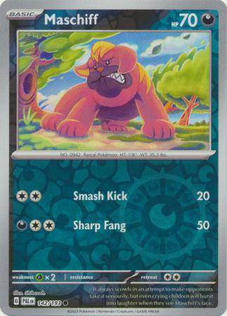Maschiff : PALDEA EVOLVED (Reverse holo) - 142/193