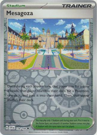 Mesagoza : SCARLET & VIOLET BASE (Reverse holo) - 178/198