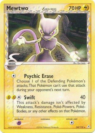 Mewtwo (Delta Species) - 24/110 - Rare: Ex Holon Phantoms - Lockett Labs UK