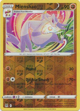 Mienshao : LOST ORIGIN (Reverse holo) - 104/196