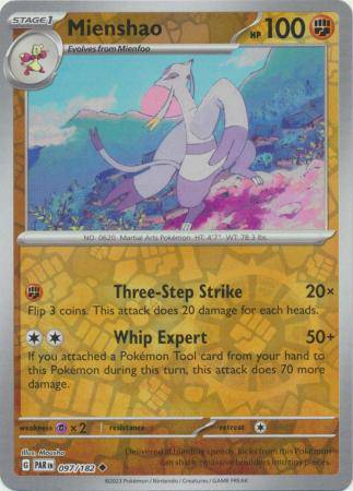 Mienshao : PARADOX RIFT (Reverse holo) - 097/182