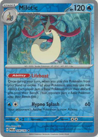 Milotic : PARADOX RIFT (Reverse holo) - 036/182