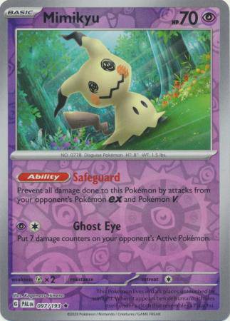 Mimikyu : PALDEA EVOLVED (Reverse holo) - 097/193