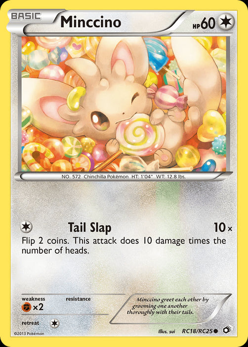 Minccino : LEGENDARY TREASURES (Holo) - RC18/RC25