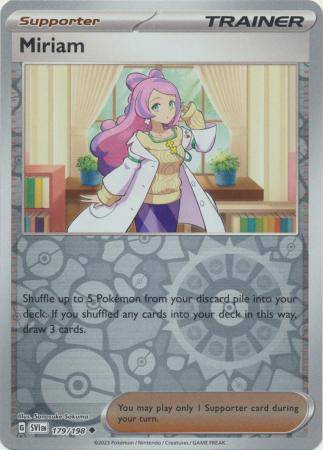 Miriam : SCARLET & VIOLET BASE (Reverse holo) - 179/198
