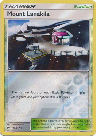 Mount Lanakila : BURNING SHADOWS (Reverse holo) - 118/147
