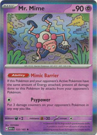 Mr. Mime : 151 (Holo) - 122/165