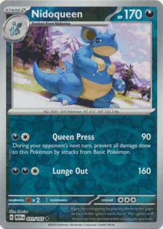 Nidoqueen : 151 (Reverse holo) - 031/165
