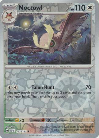 Noctowl : TEMPORAL FORCES (Reverse holo) - 127/162