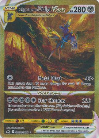 Origin Forme Dialga VSTAR : CROWN ZENITH - GG68/GG70