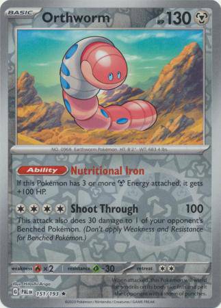 Orthworm : PALDEA EVOLVED (Reverse holo) - 151/193