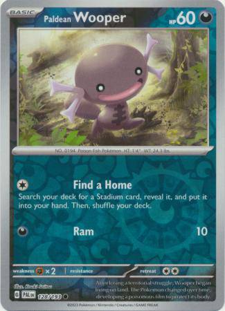 Paldean Wooper : PALDEA EVOLVED (Reverse holo) - 128/193
